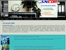 Tablet Screenshot of ancor.com.my