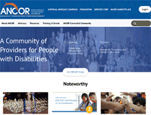 Tablet Screenshot of ancor.org