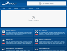 Tablet Screenshot of ancor.pl